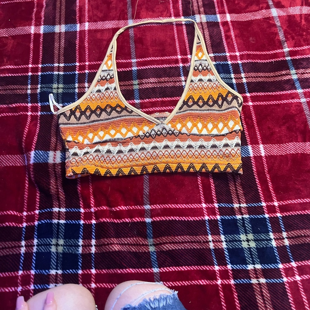 Tribal Print Halter Top